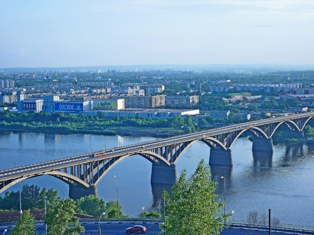 Мост через Волгу (Н. Новгород)