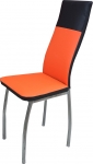 стул хромированный Пион комбинированный 3